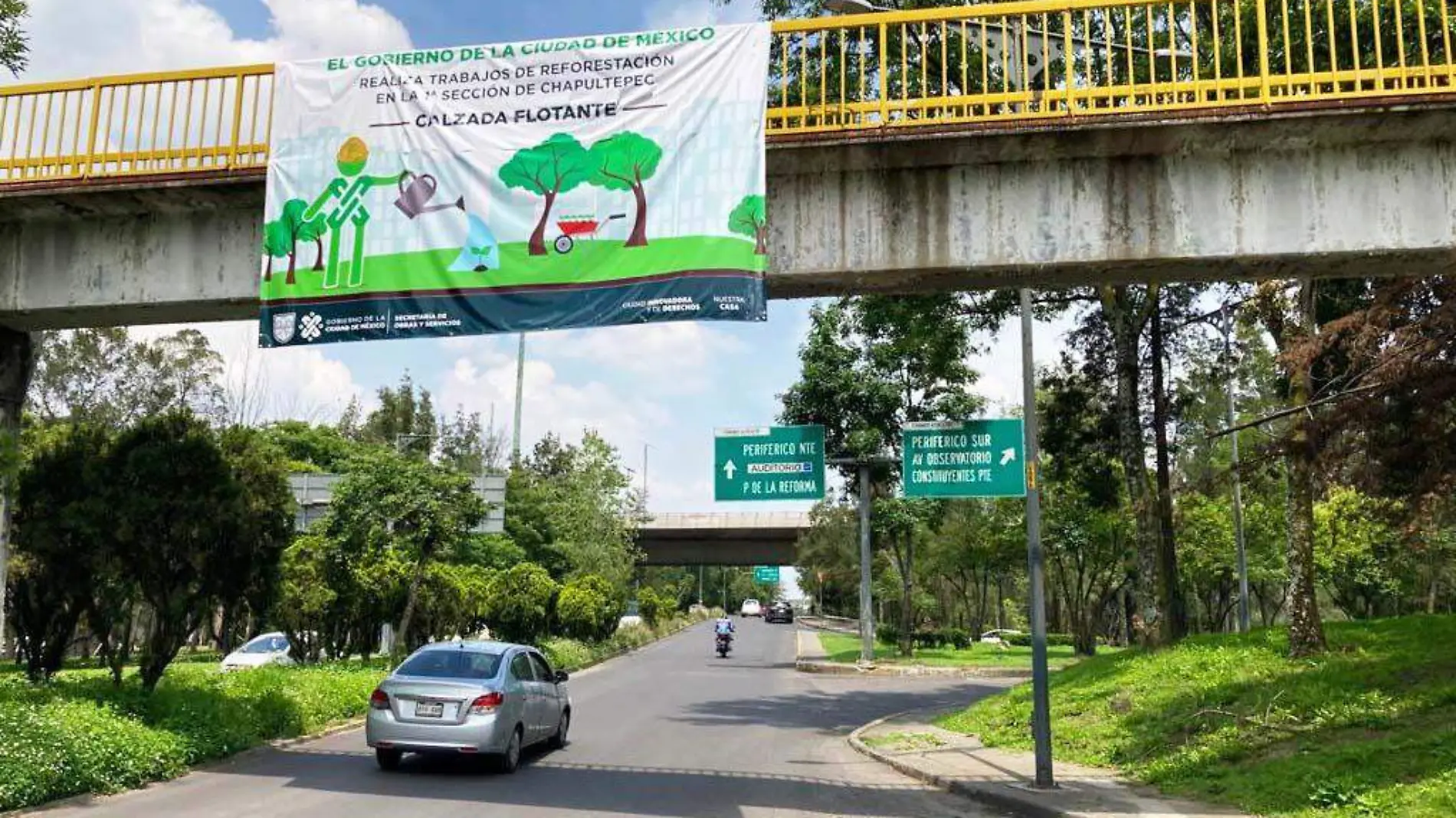 CALZADA FLOTANTE LOS PINOS, DE MOLINO DEL REY 1a SECCIÓN A AV COMPOSITORES 2a SECCIÓN DEL BOSQUE DE CHAPULTEPEC. FOTO ADRÍAN VÁZQUEZ (12)